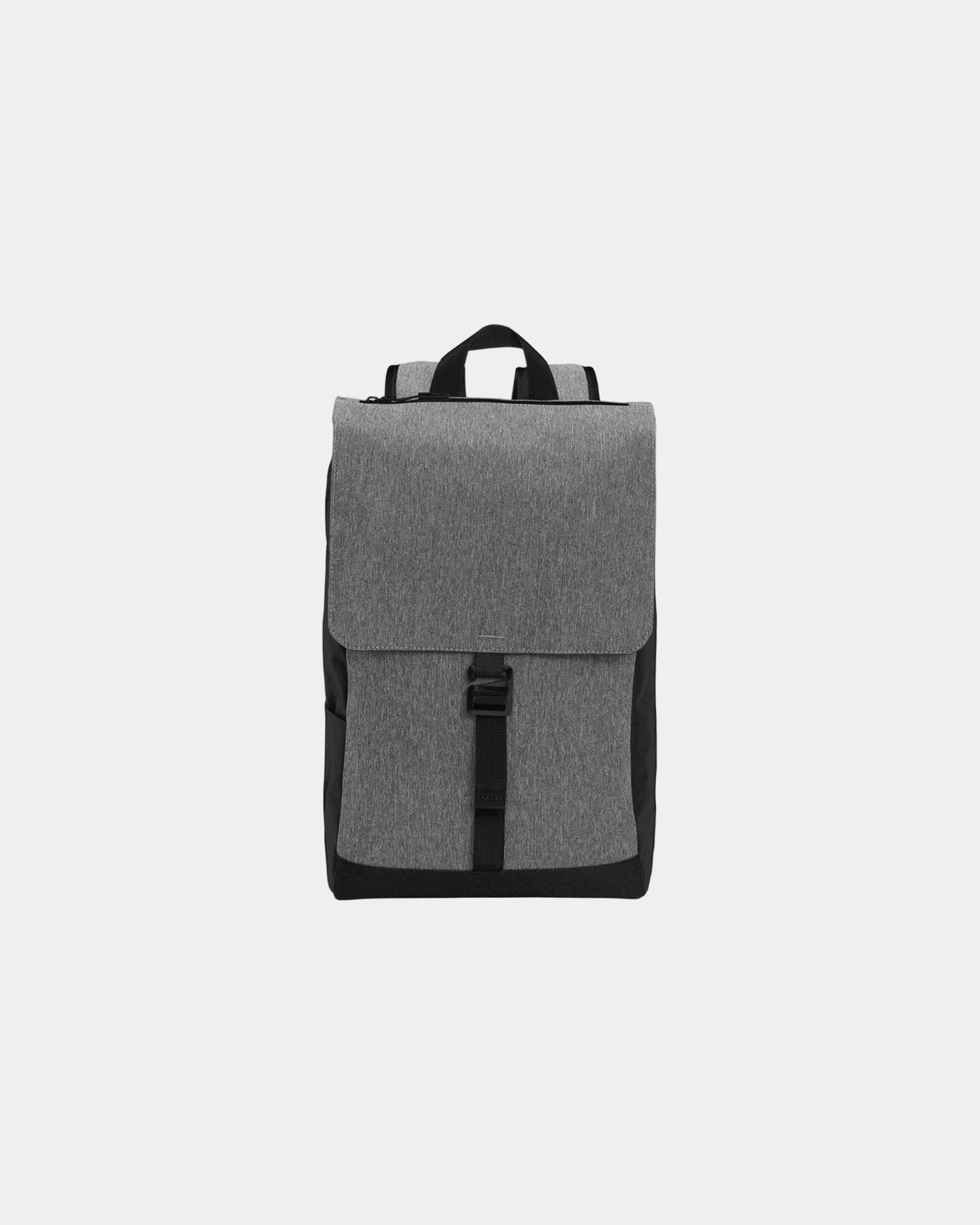 Custom 600D poly Port Authority Access laptop backpack - Heather Grey/ Black