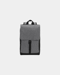 Custom 600D poly Port Authority Access laptop backpack - Heather Grey/ Black