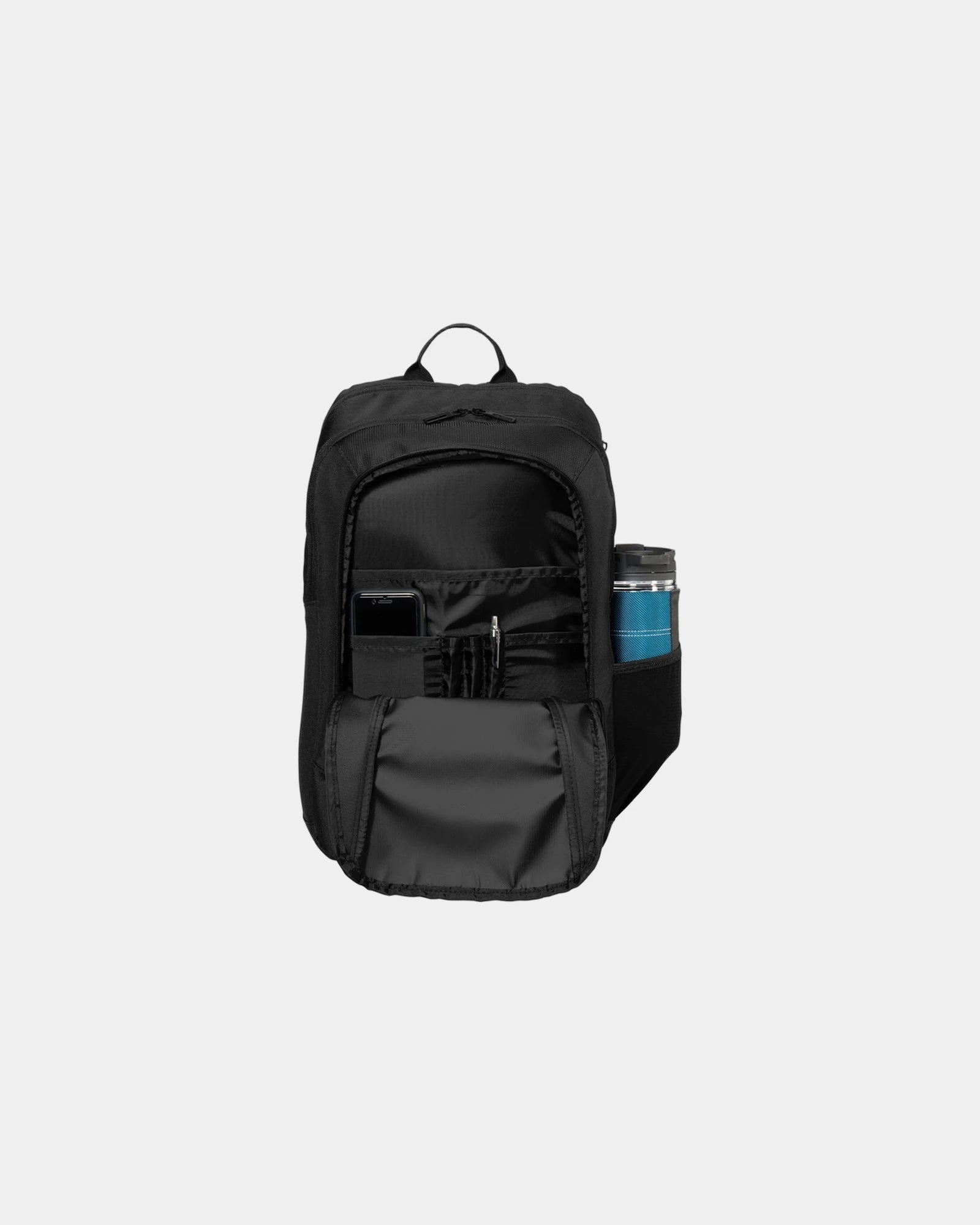Custom poly canvas Port Authority City laptop backpack - 1
