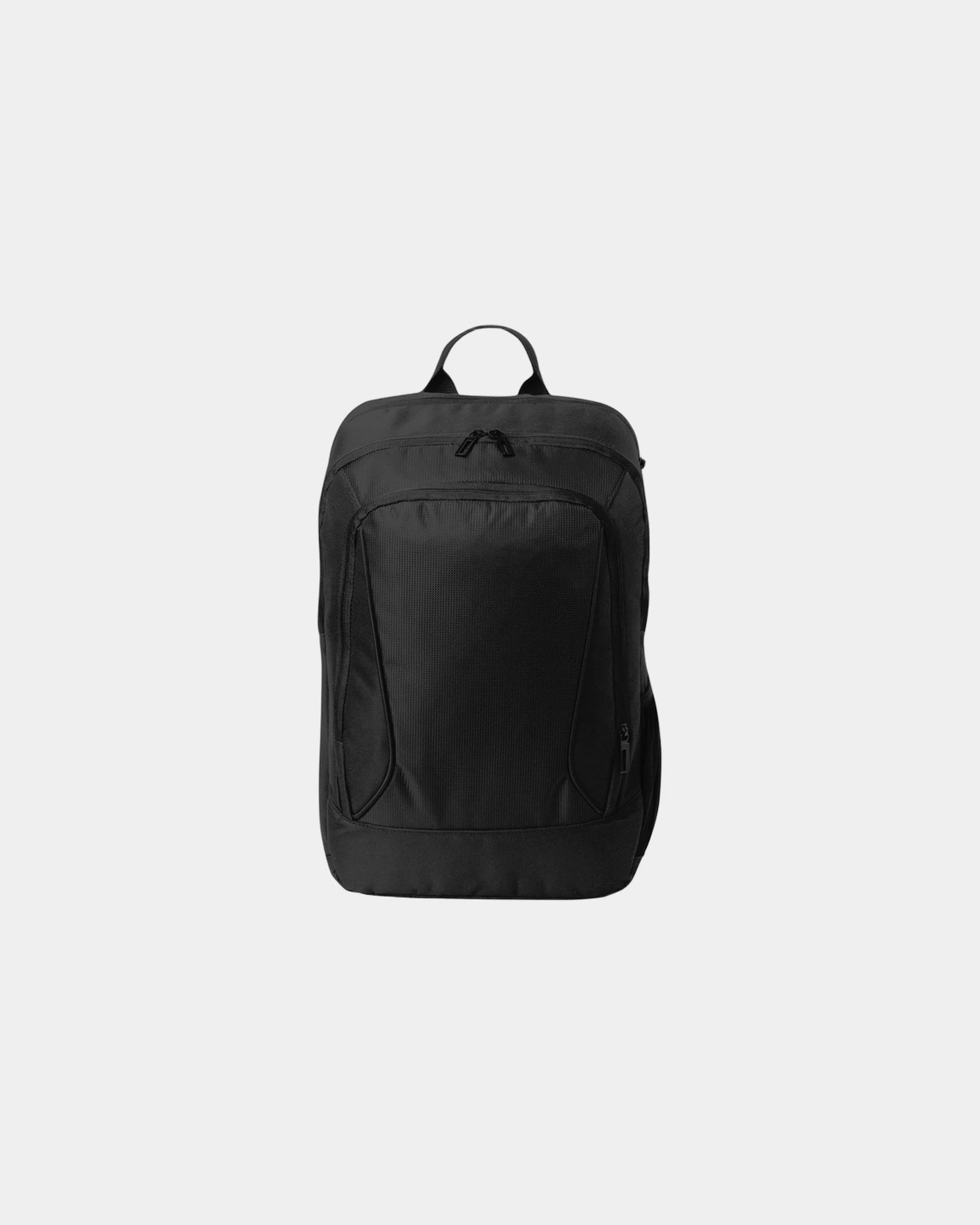 Custom poly canvas Port Authority City laptop backpack - Black