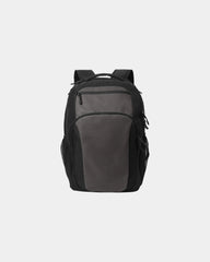 Custom polyester laptop backpack Port Authority Transport - Dark Charcoal/ Black