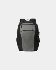 Custom polyester laptop backpack Port Authority Transport - Gusty Grey/ Black