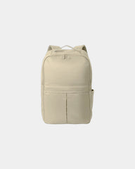 Custom matte polyester Port Authority 22L laptop backpack - Sahara