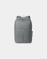 Custom matte polyester Port Authority 22L laptop backpack - Storm Grey