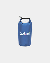 Custom waterproof 4L dry bag with carabiner clip - Blue