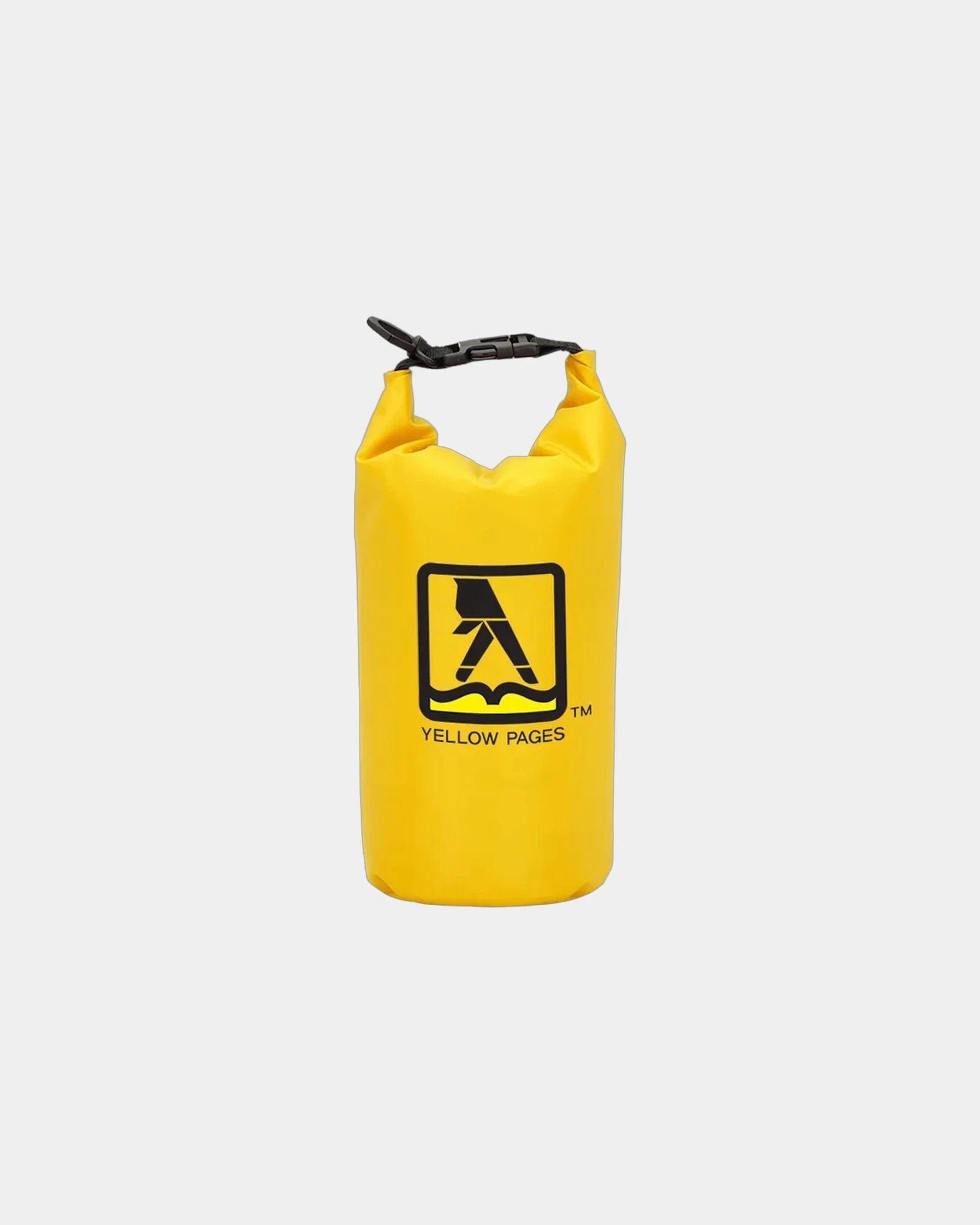 Custom waterproof 4L dry bag with carabiner clip - Yellow