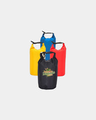 Custom waterproof 4L dry bag with carabiner clip - Black