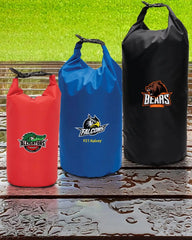 Custom waterproof 12L polyester dry bag with clip - 1