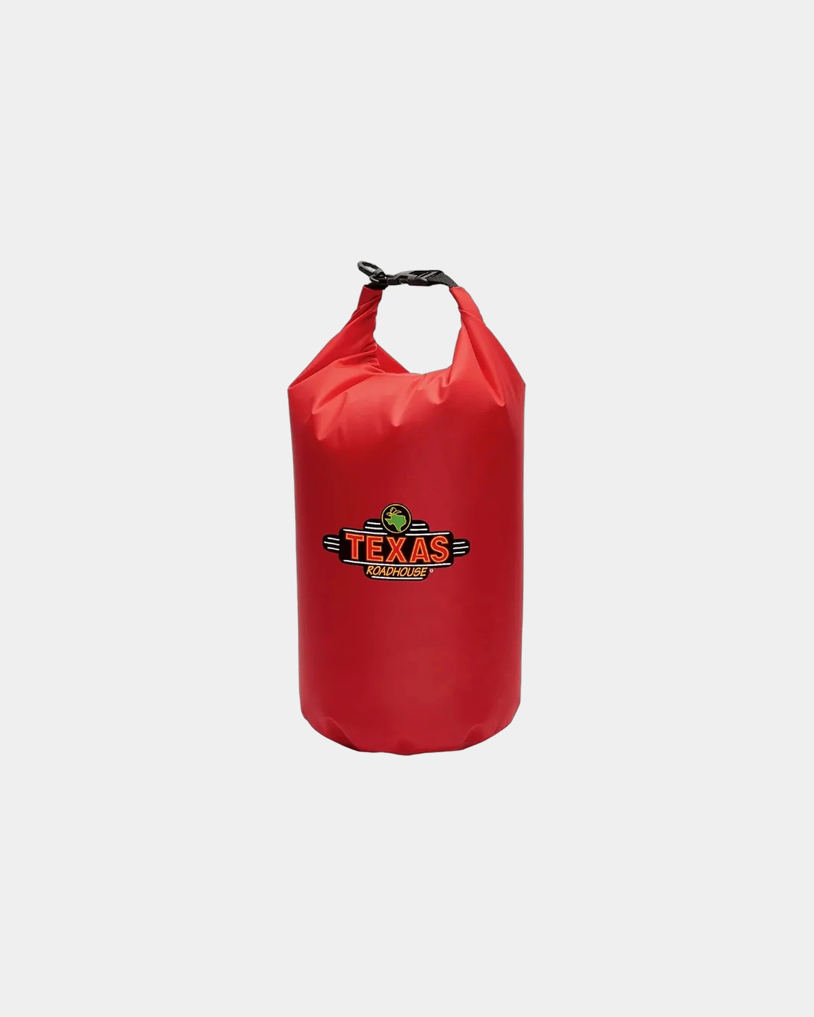 Custom waterproof 12L polyester dry bag with clip - Red