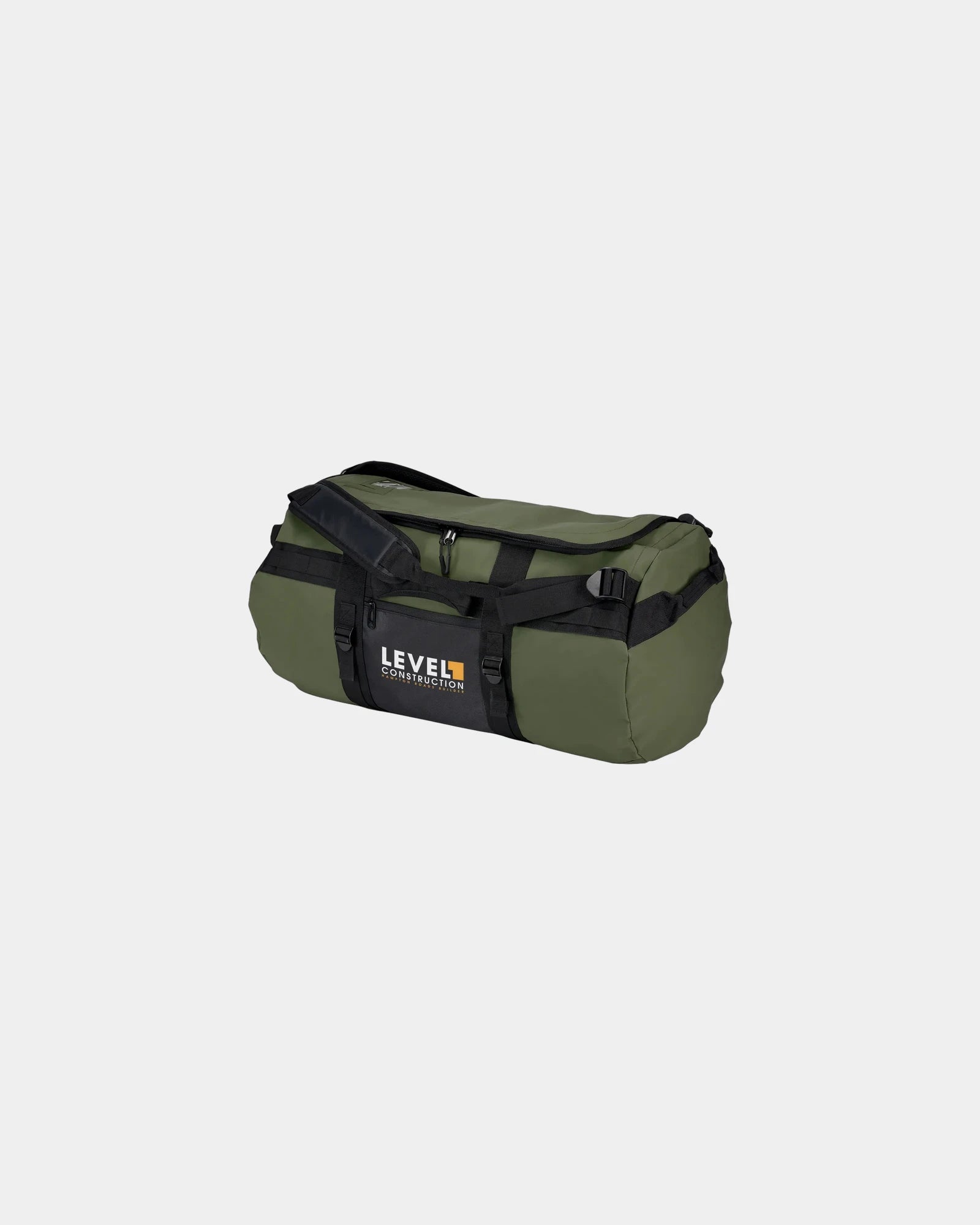 Custom waterproof 70L duffel bag backpack combo - Green