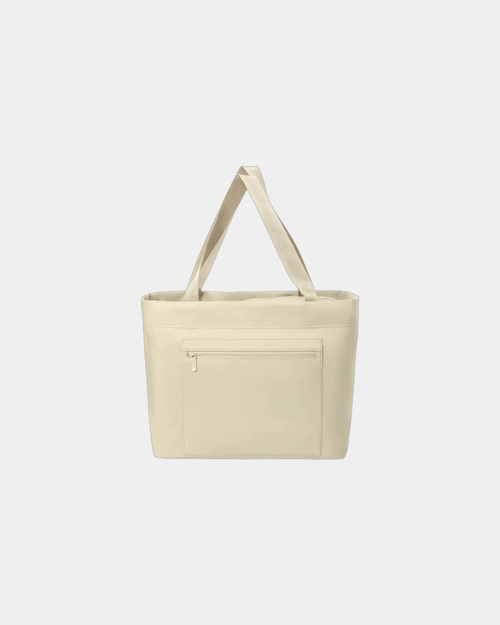 Custom matte polyester Port Authority Carryall tote - Sahara