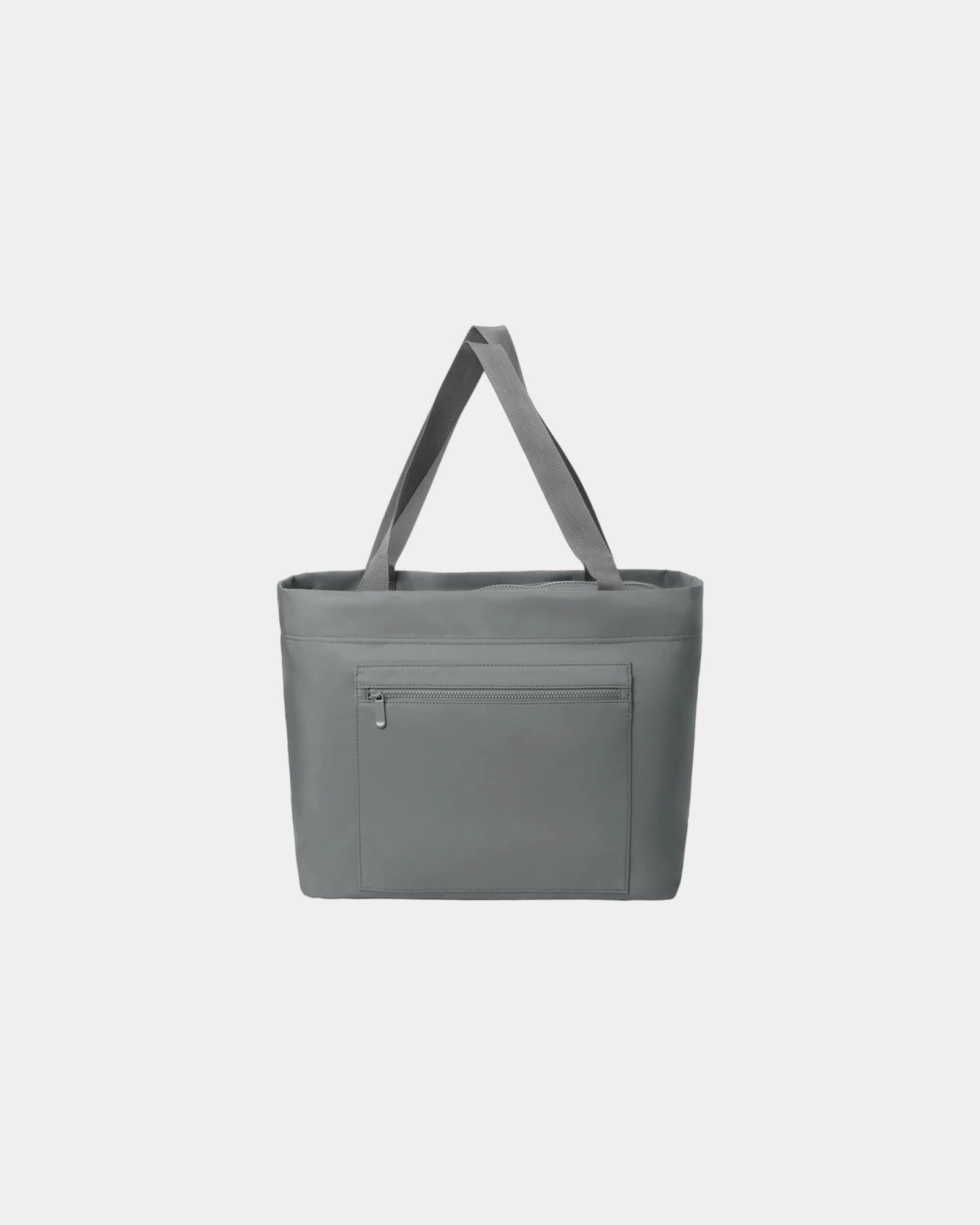 Custom matte polyester Port Authority Carryall tote - Storm Grey