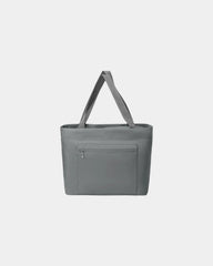 Custom matte polyester Port Authority Carryall tote - Storm Grey