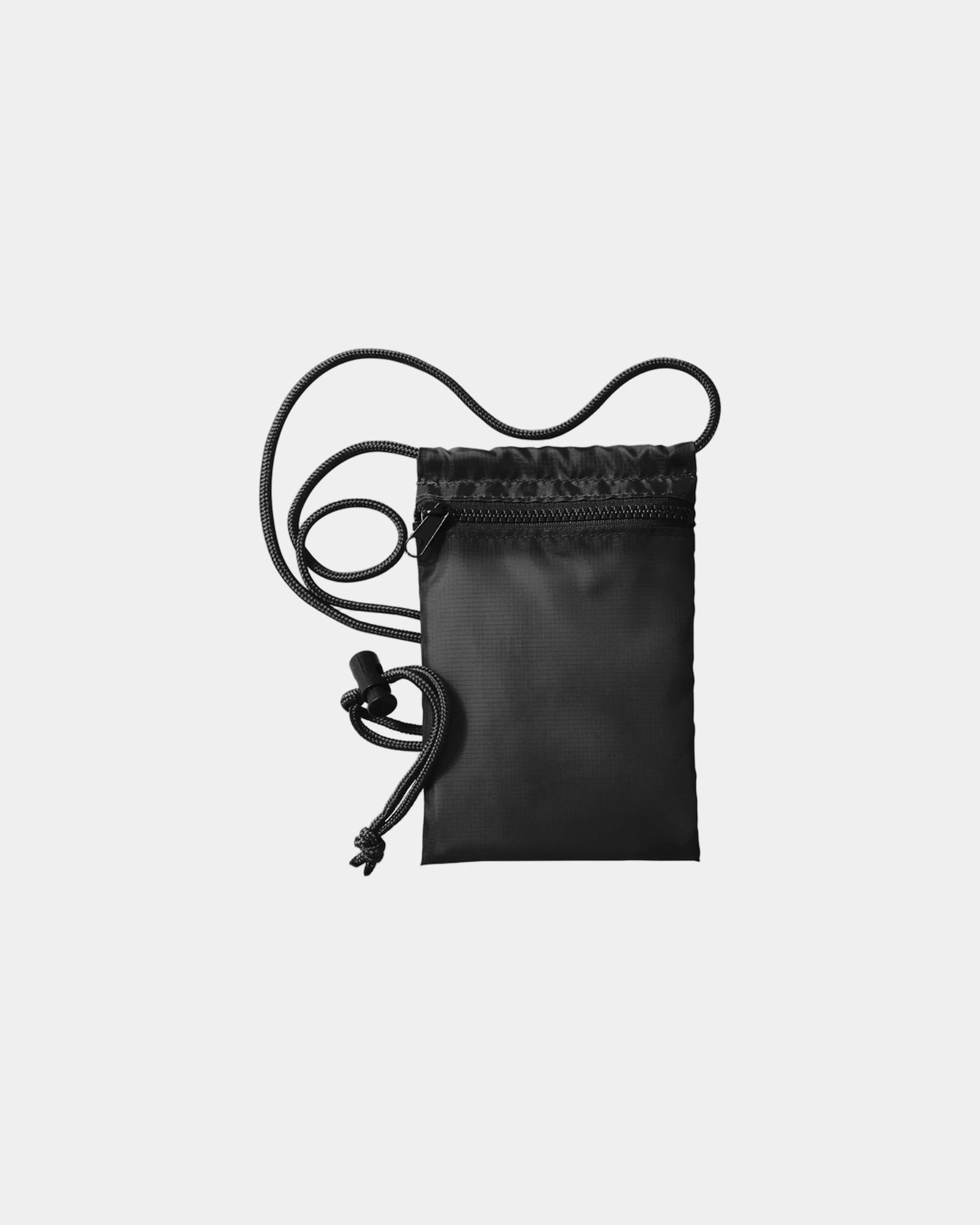 Custom polyester Port Authority Stash Crossbody Pouch - Deep Black