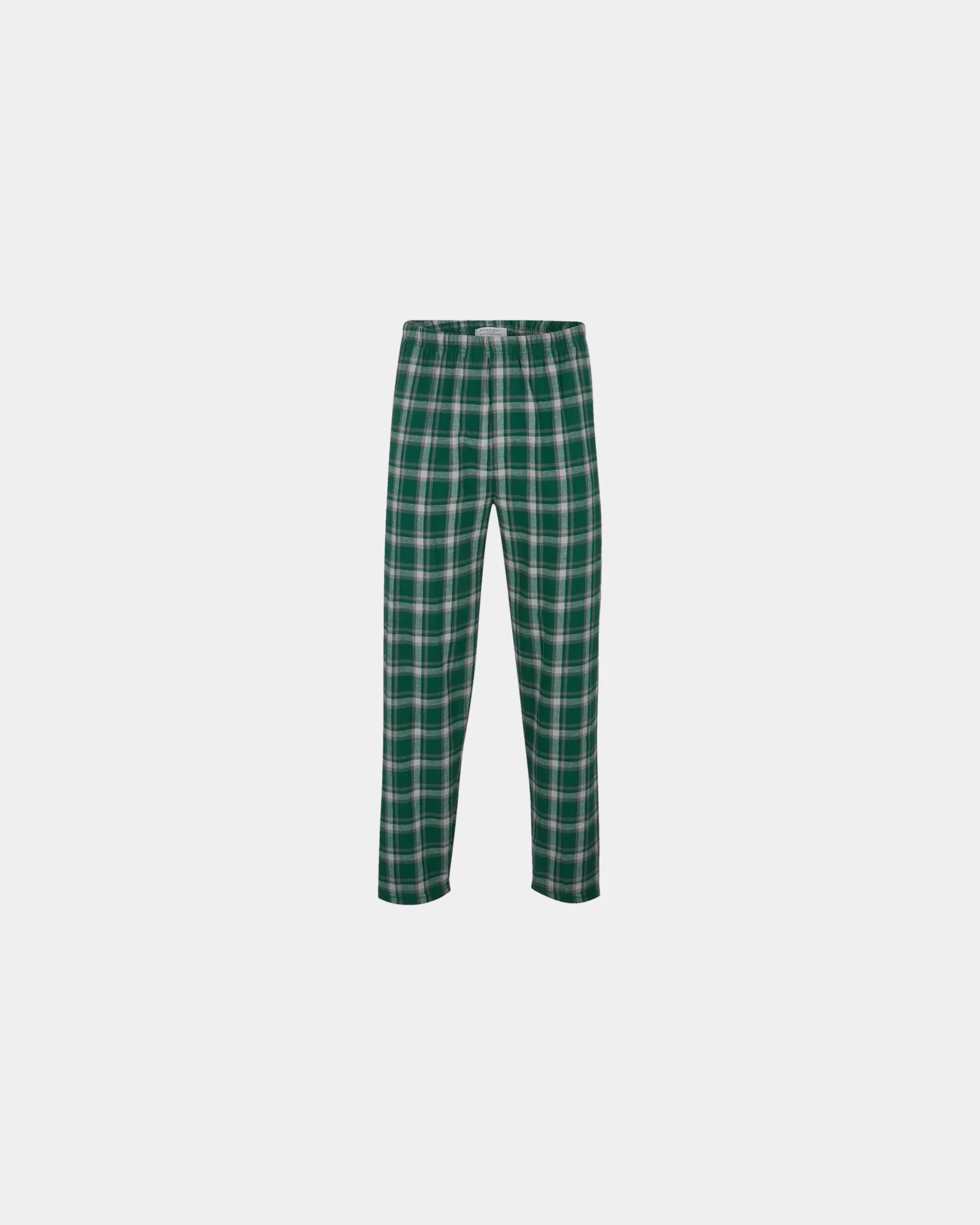 Custom cotton flannel pajama pants for men - Heritage Hunter Plaid