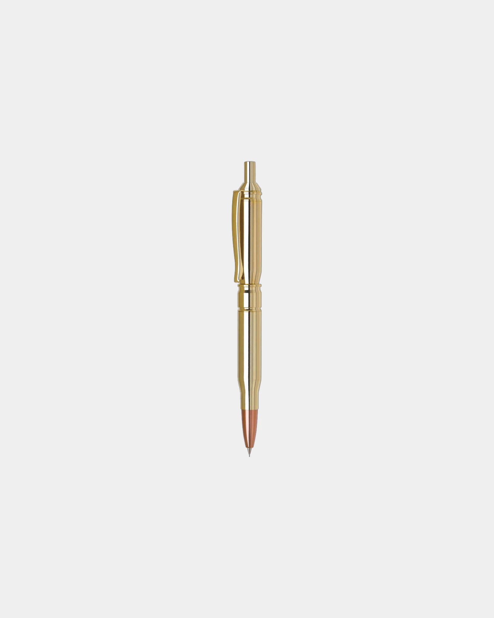 Custom brass bullet mechanical pencil, gold finish - Gold