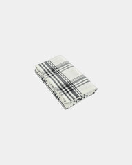 Custom plush blanket Port Authority Ultra Plush 50" x 60" - Black/ White Plaid