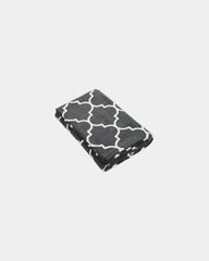 Custom plush blanket Port Authority Ultra Plush 50" x 60" - Graphite/ Quatrefoil
