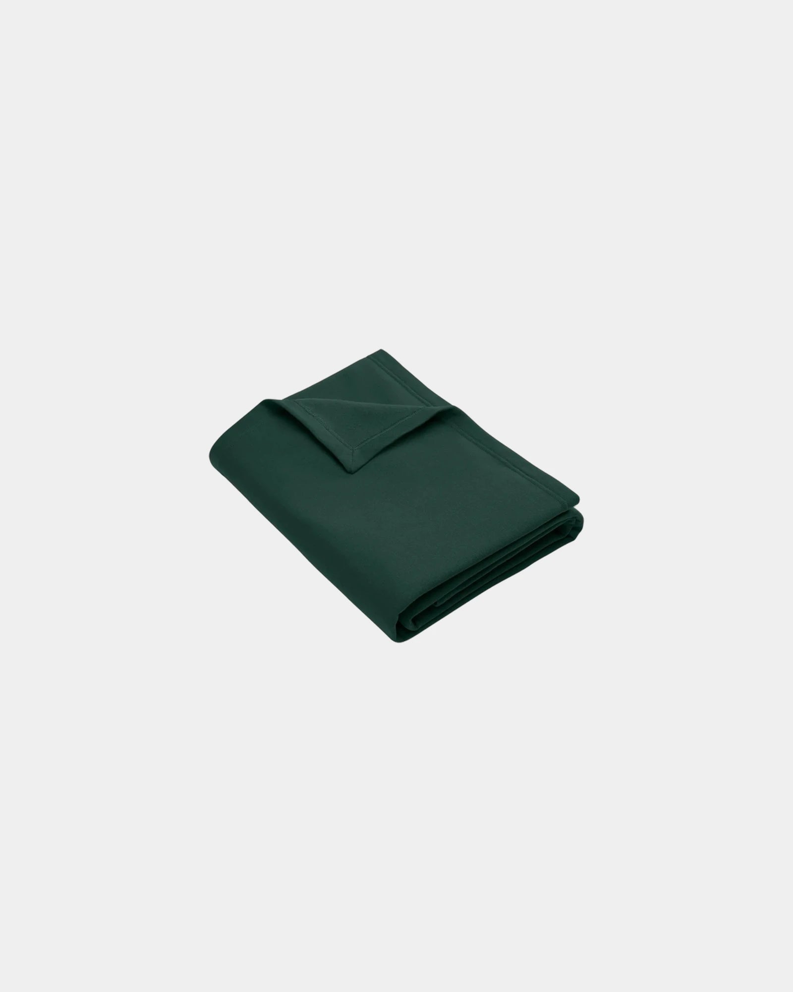 Custom cotton fleece sweatshirt blanket 50" x 60" - Dark Green