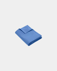 Custom cotton fleece sweatshirt blanket 50" x 60" - Carolina Blue