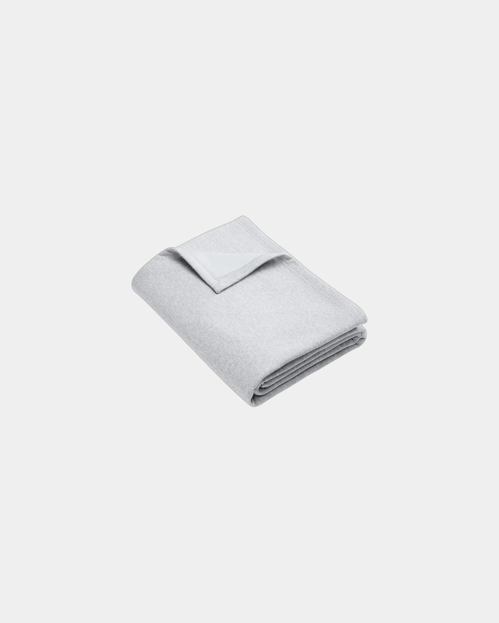 Custom cotton fleece sweatshirt blanket 50" x 60" - Ash