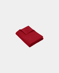 Custom cotton fleece sweatshirt blanket 50" x 60" - Red