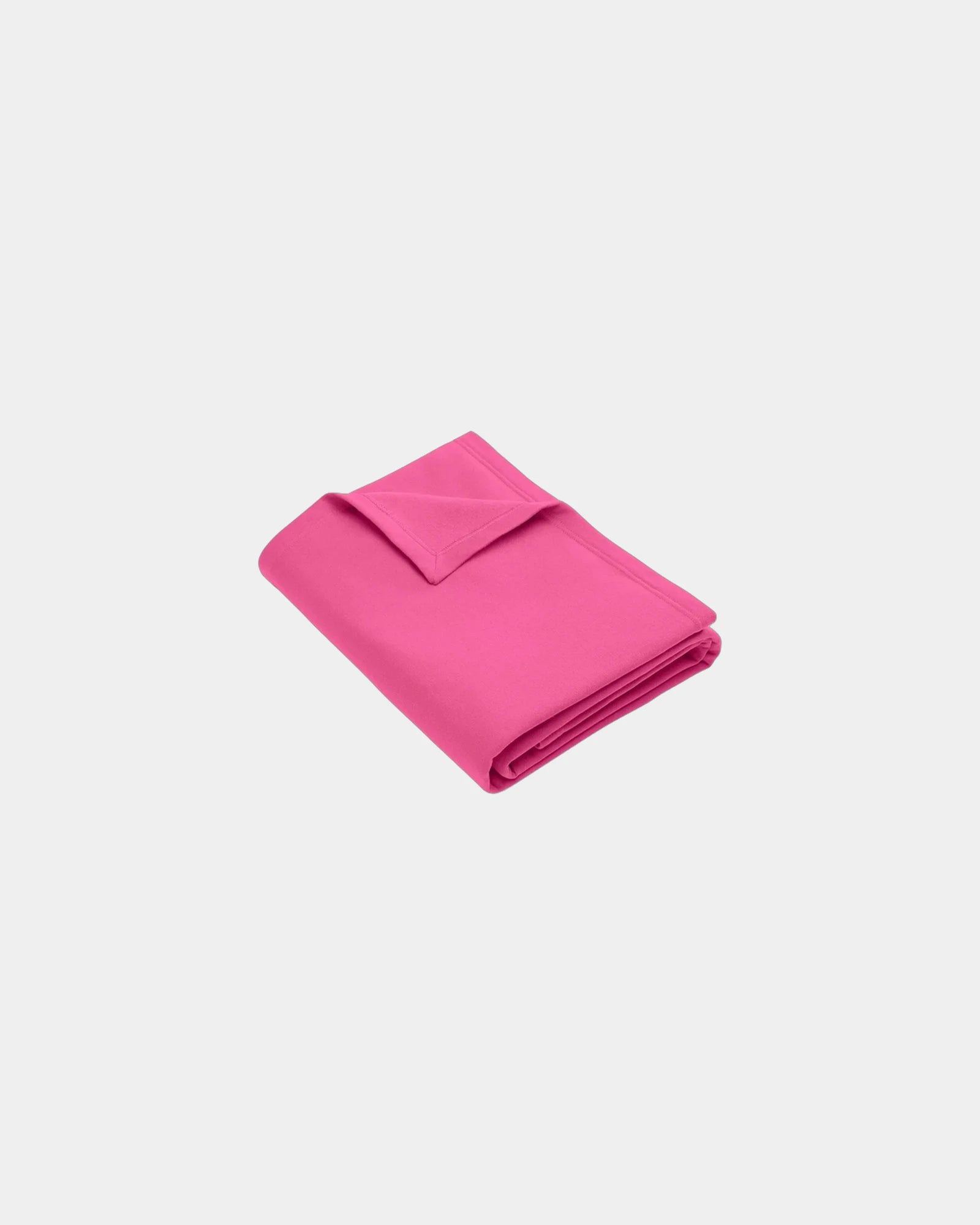 Custom cotton fleece sweatshirt blanket 50" x 60" - Neon Pink