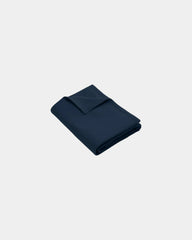 Custom cotton fleece sweatshirt blanket 50" x 60" - Navy