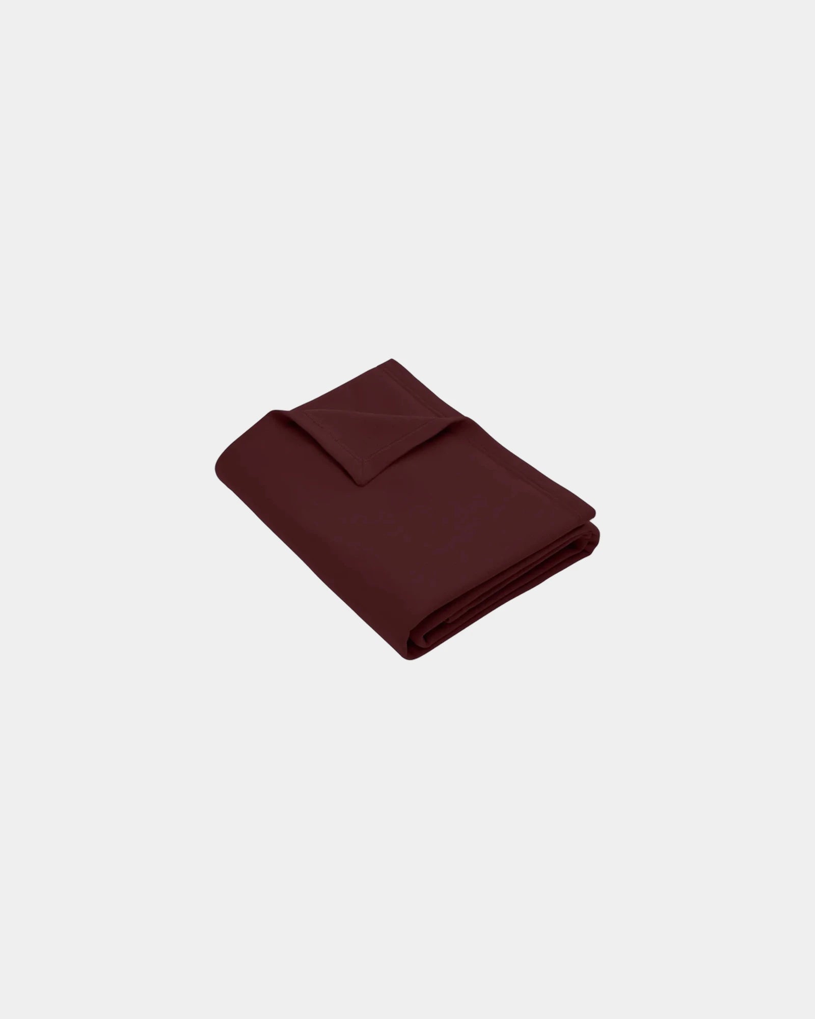 Custom cotton fleece sweatshirt blanket 50" x 60" - Maroon