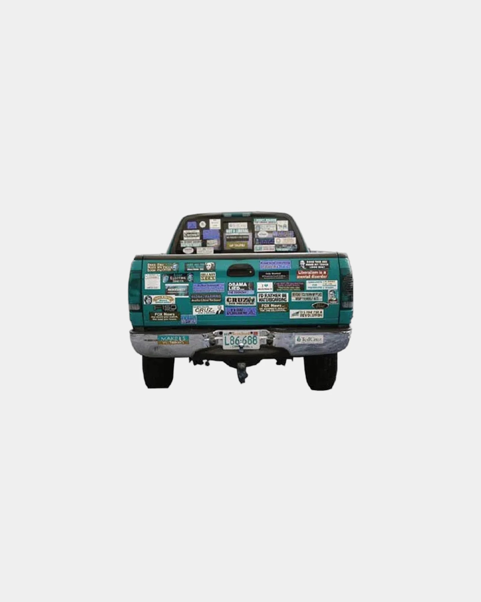 Custom full-color vinyl bumper sticker for branding - Custom