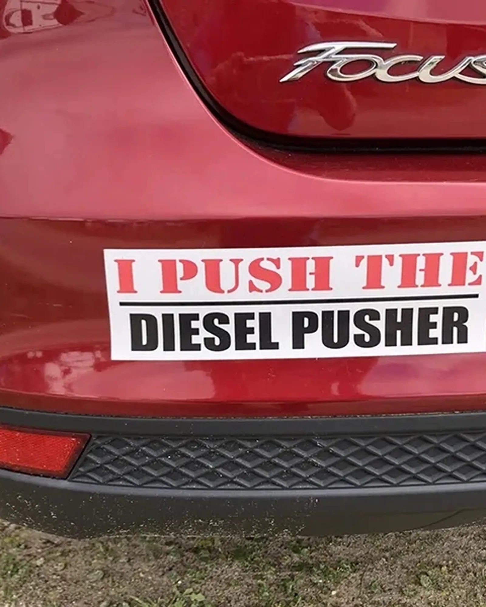 Custom full-color vinyl bumper sticker for branding - 1