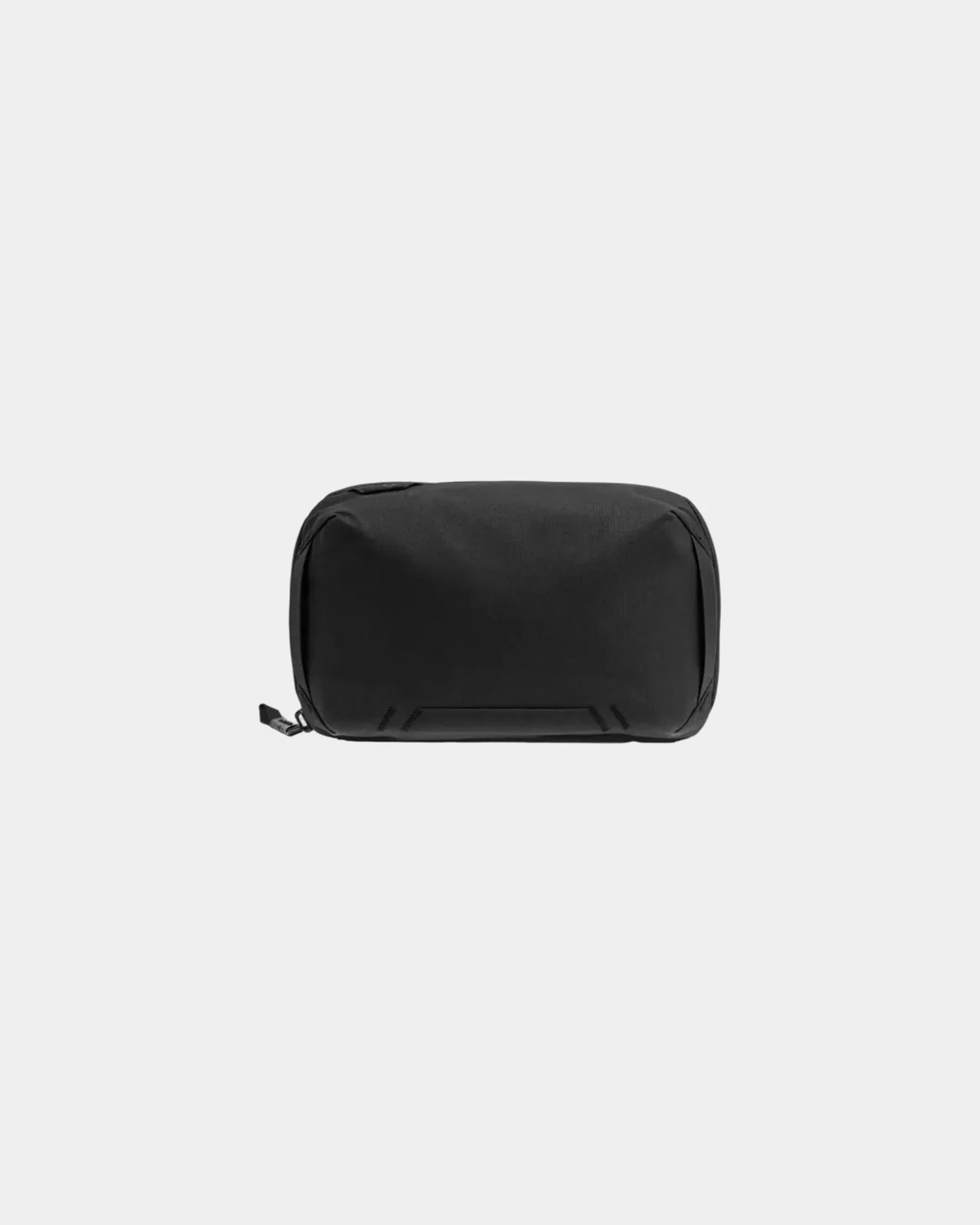 Custom recycled nylon tech pouch organizer case - Black