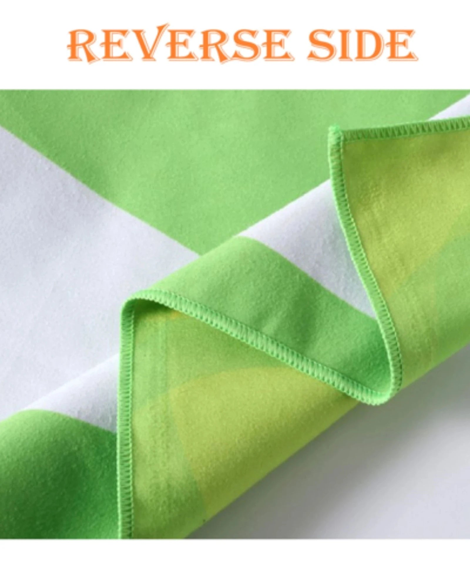 Custom sublimated 25" x 50" microfiber beach towel - 2