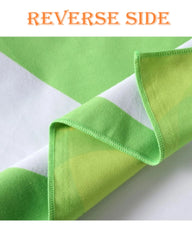 Custom sublimated 25" x 50" microfiber beach towel - 2