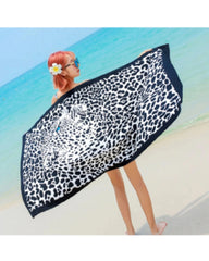 Custom sublimated 25" x 50" microfiber beach towel - 4