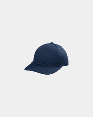 Custom cotton twill Port Authority snapback cap - True Navy