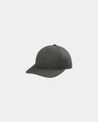 Custom cotton twill Port Authority snapback cap - Grey Steel