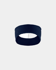 Custom stretch fleece headband for cool weather wear - Navy