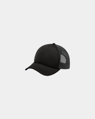 Custom twill foam Port Authority 5-Panel Trucker Cap - Black/ Black