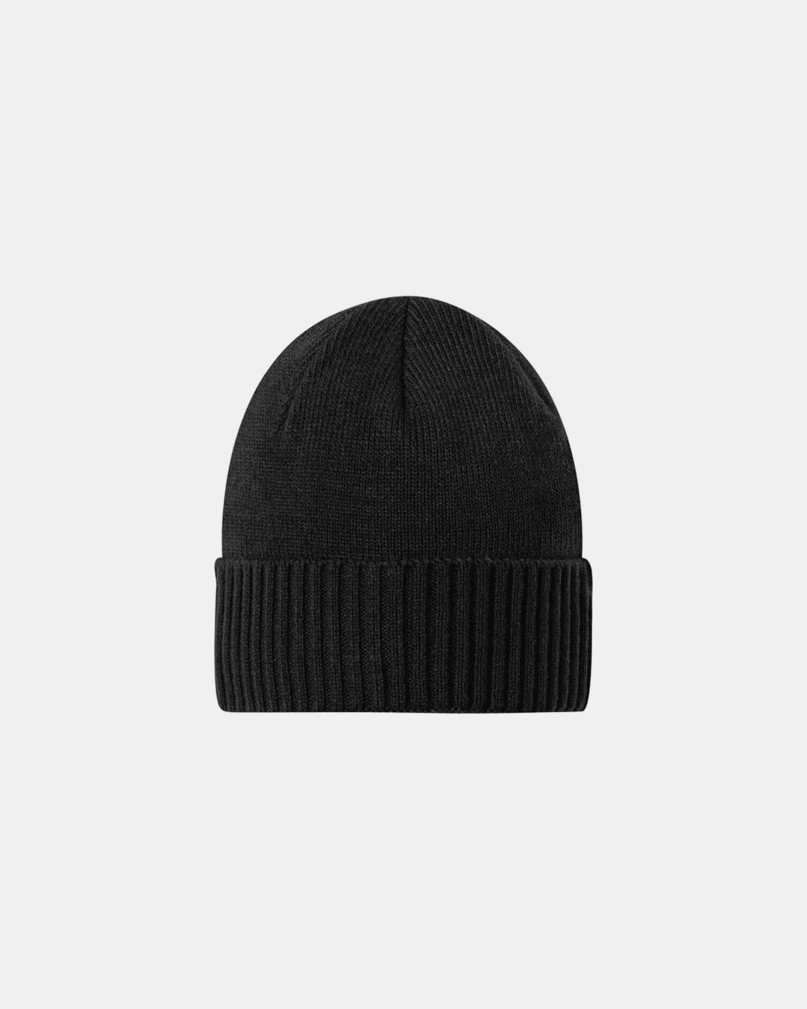 Custom rib knit cuff beanie Port Authority - Deep Black