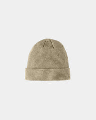 Custom acrylic Port Authority cuffed beanie hat - Khaki