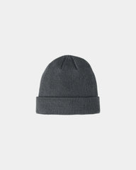 Custom acrylic Port Authority cuffed beanie hat - Storm Grey