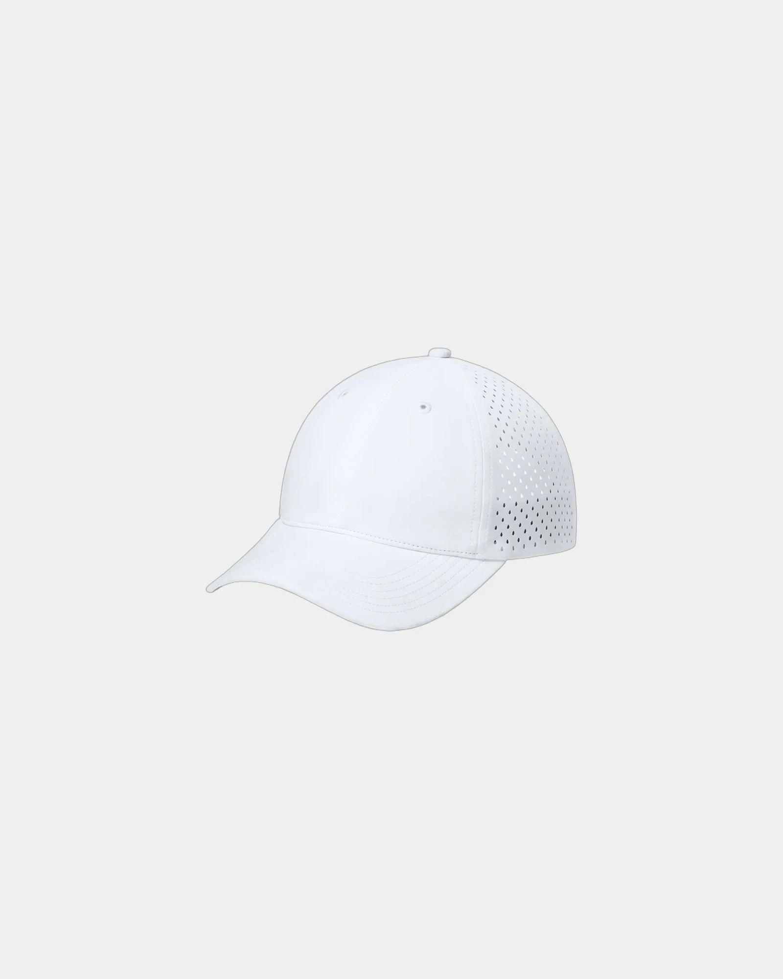 Custom UPF 50 performance Port Authority perforated cap - White