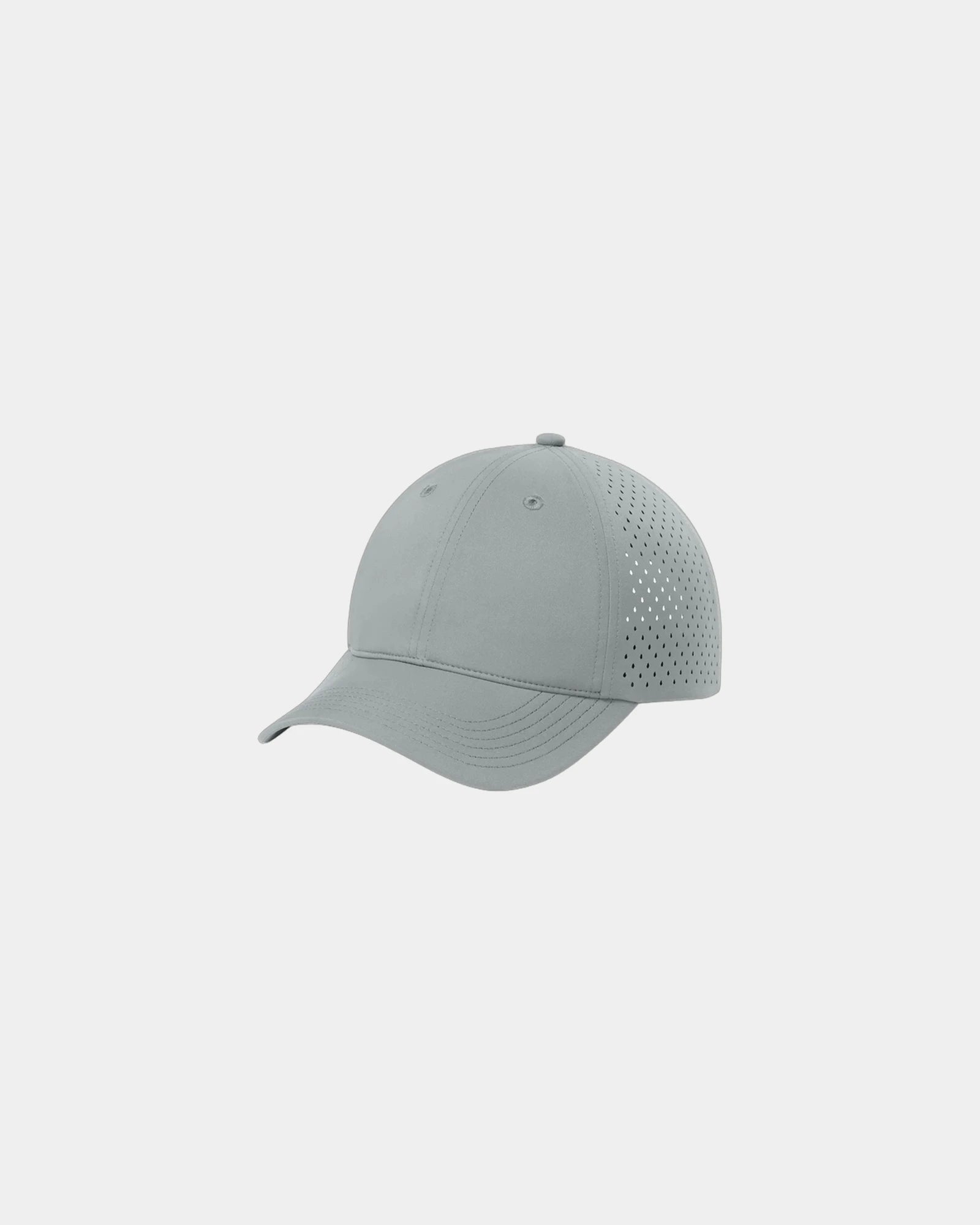 Custom UPF 50 performance Port Authority perforated cap - Silver