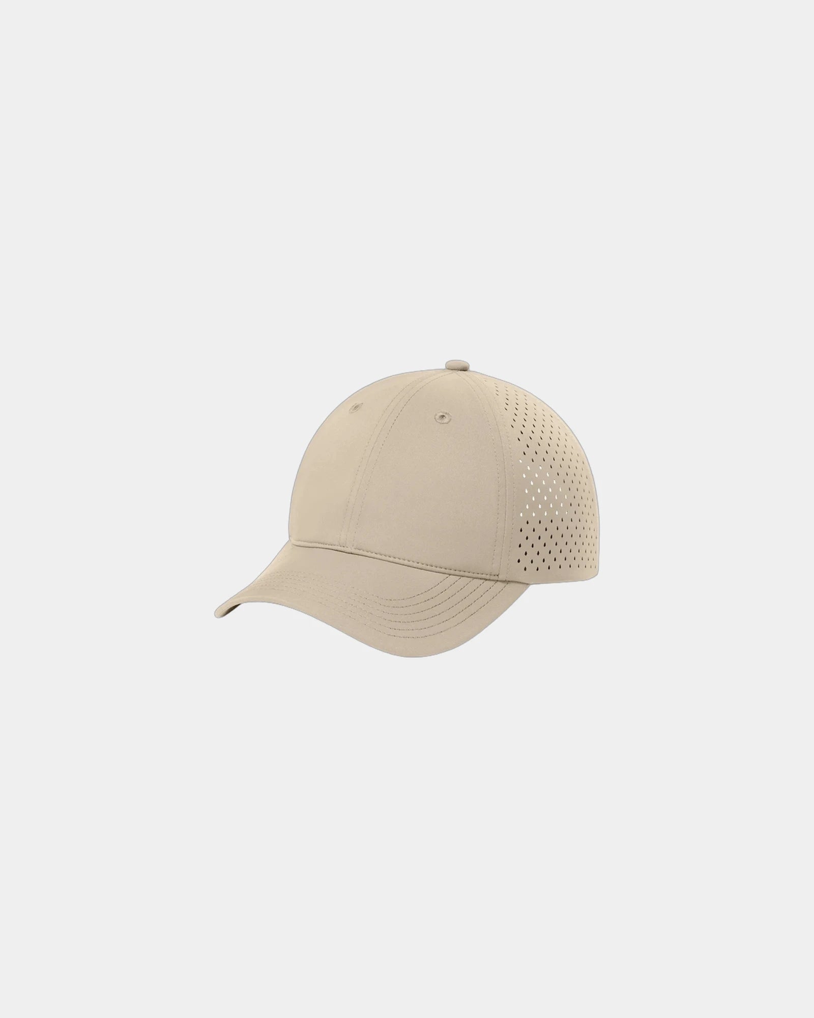 Custom UPF 50 performance Port Authority perforated cap - Stone