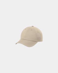 Custom UPF 50 performance Port Authority perforated cap - Stone
