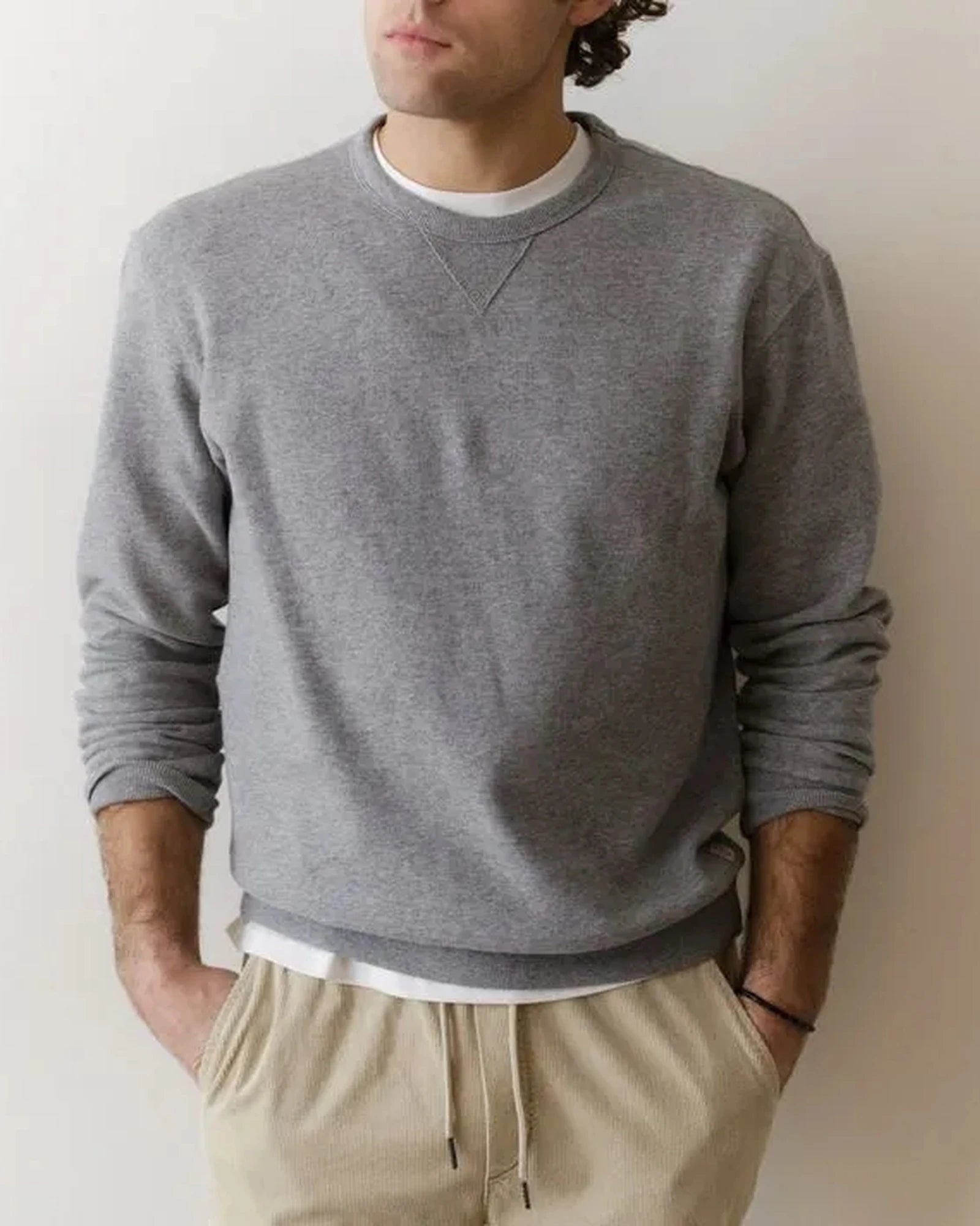 Custom Marine Layer men's Cloud 9 fleece crewneck - 3