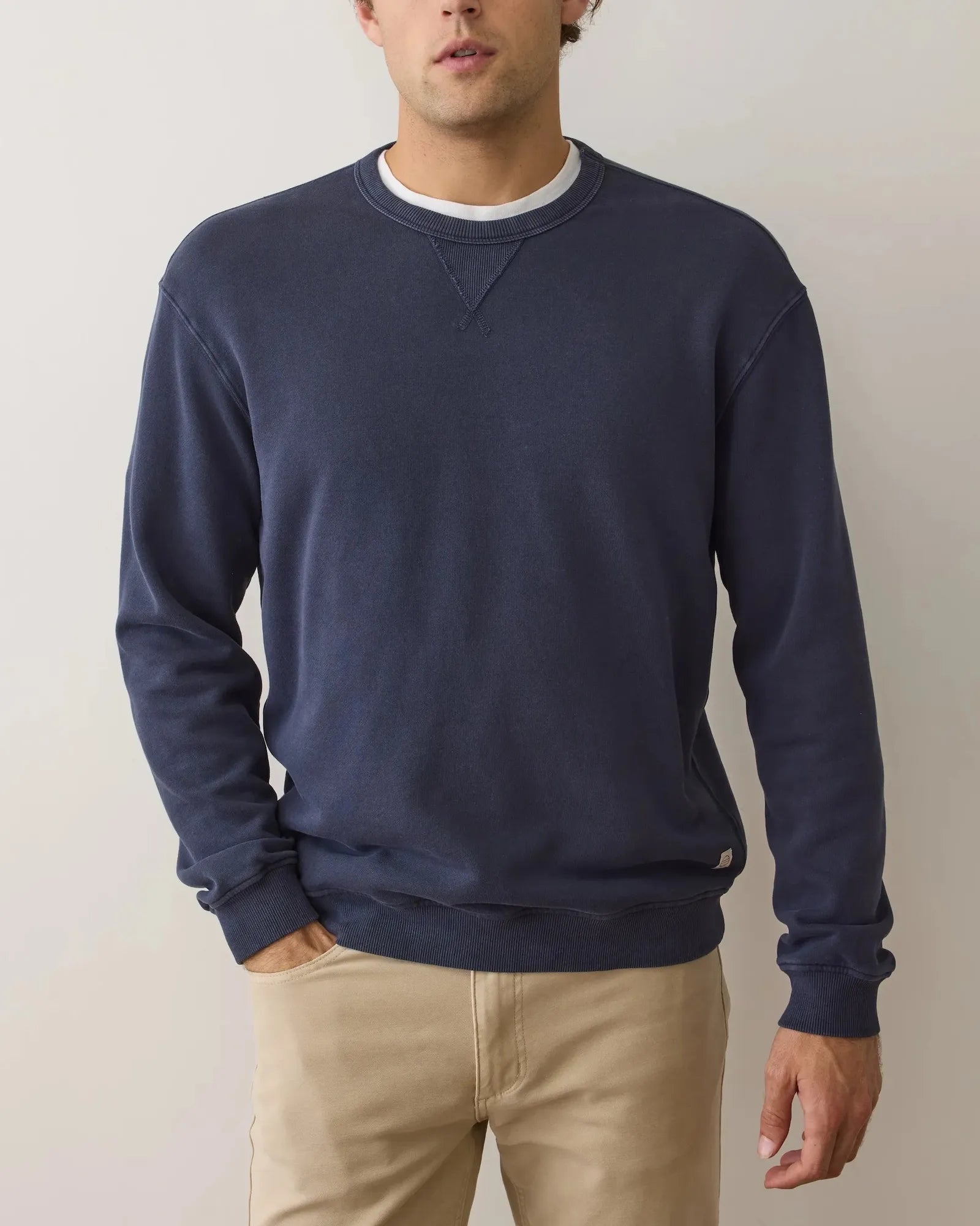 Custom Marine Layer men's Cloud 9 fleece crewneck - 1