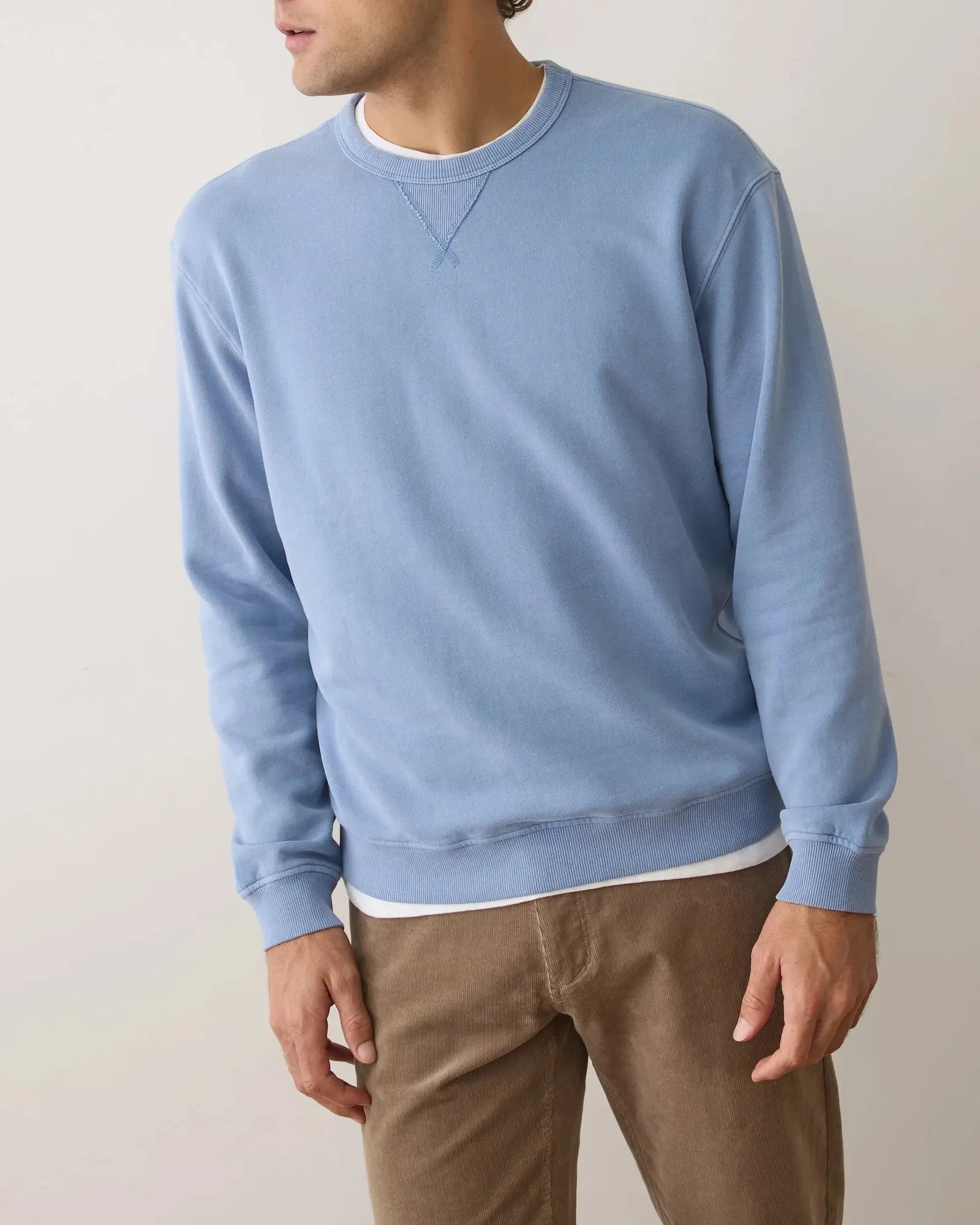 Custom Marine Layer men's Cloud 9 fleece crewneck - 4