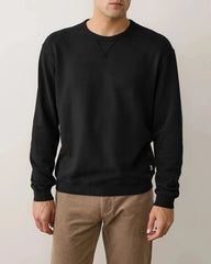 Custom Marine Layer men's Cloud 9 fleece crewneck - Heather Grey